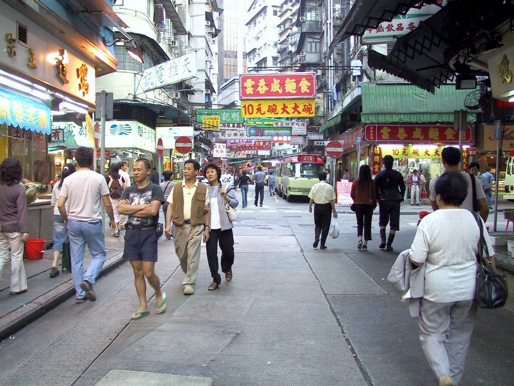 南京街 (介乎白加士街和上海街 ) (舊貌)
